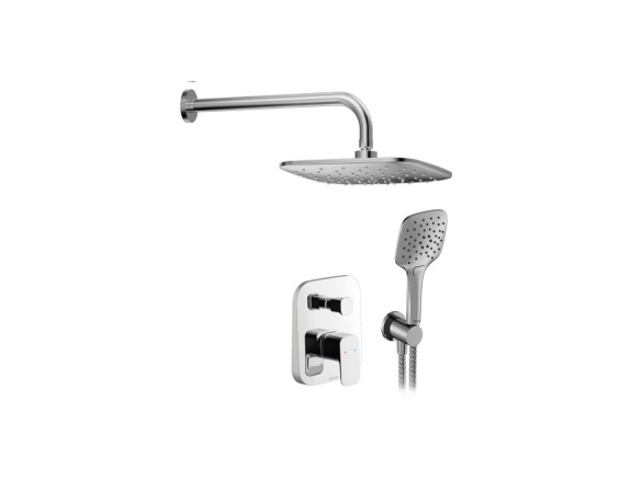 Ravak TD F 090.01CR Sprchový podomietkový set, chróm