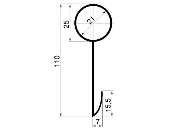 Neviditeľný obrubník Lanit Plast Garden