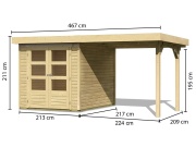 Domček Karibu Askola Side