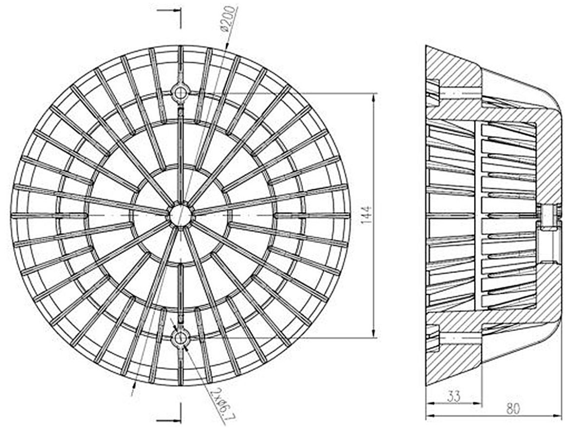 Chuděj Vtokový koš