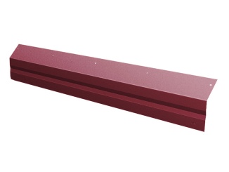 Okapní –  Odkapní pás PN 120 mm tmavě červená lesk