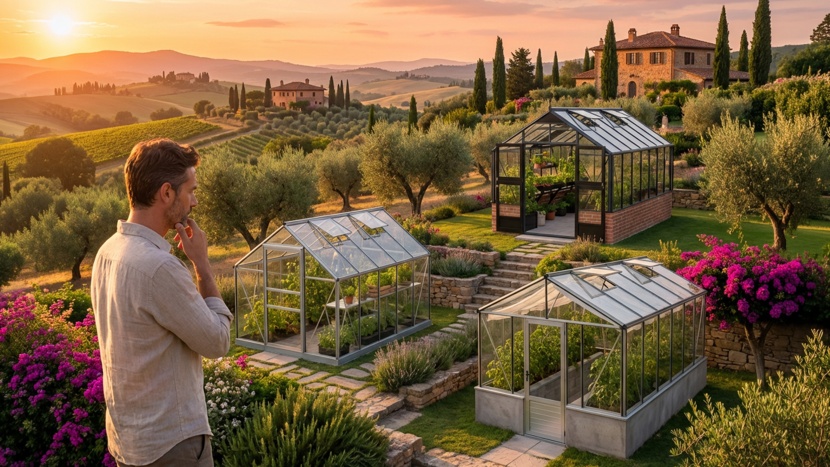 Skleník ze skla: ano, nebo ne?