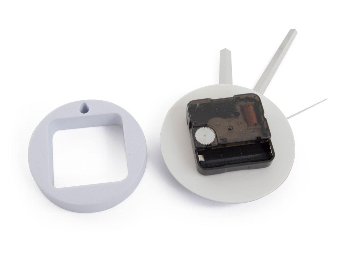 G21 Samolepící hodiny  Classic Style, stříbrné