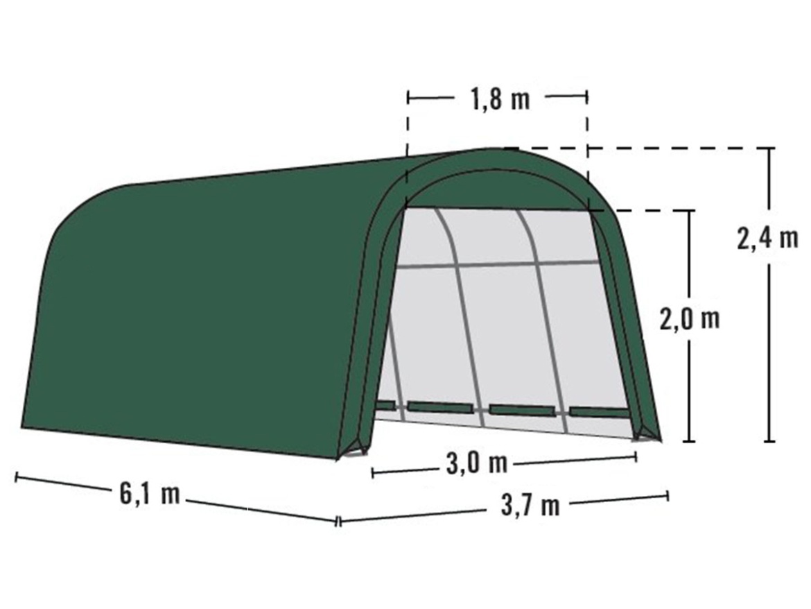 Prístrešok ShelterLogic Cooper