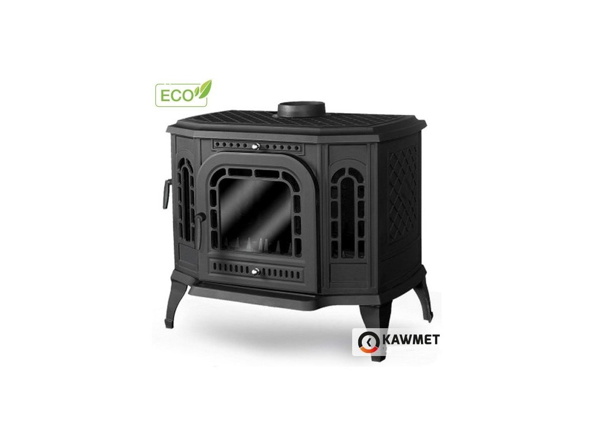 Öntöttvas kandalló kályha Kawmet P7 LB - 10,5 kW ECO