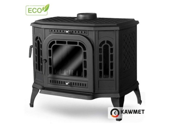 Öntöttvas kandalló kályha Kawmet P7 LB - 10,5 kW ECO