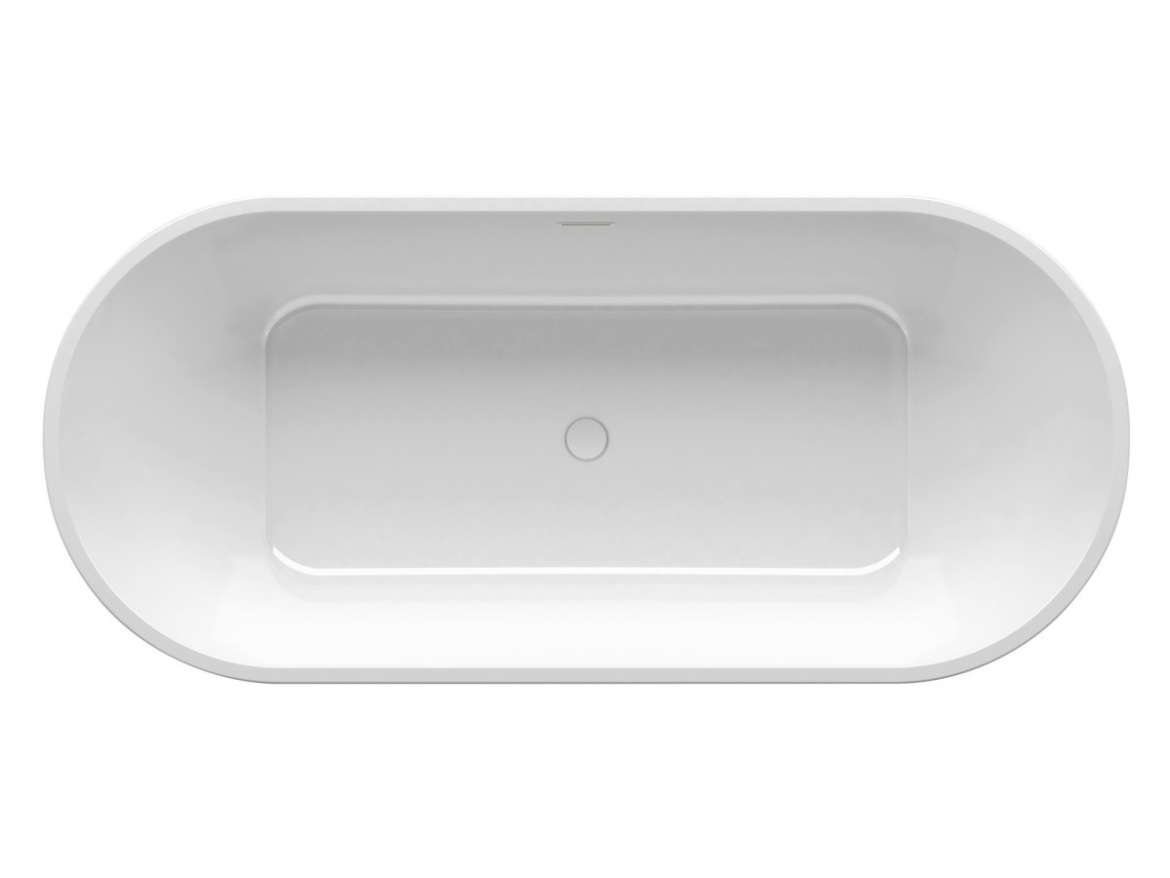 Ravak Vaňa Solo 178x80, voľne stojaca, biela, krytka prepadu a odtoku čierna