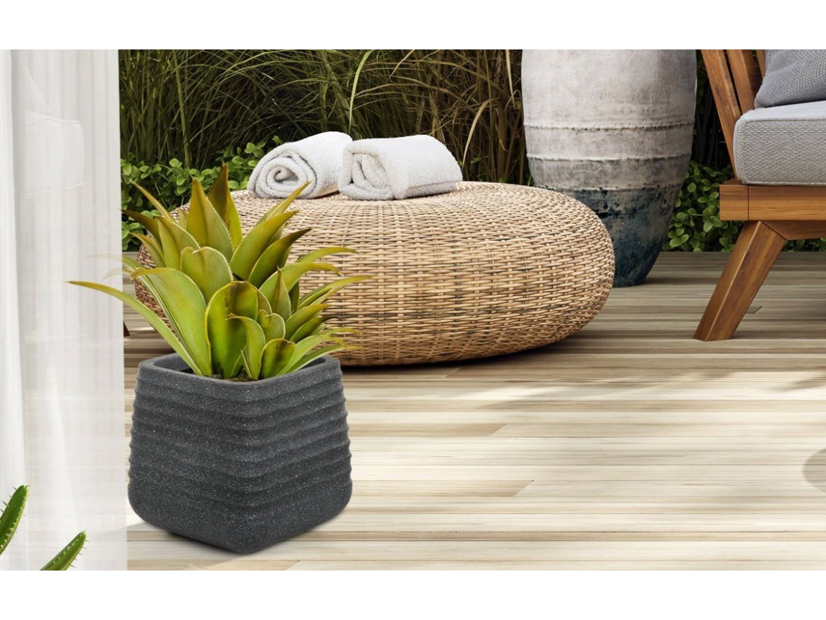 G21 Květináč  Lava Cube 28 x 28 x 27,5