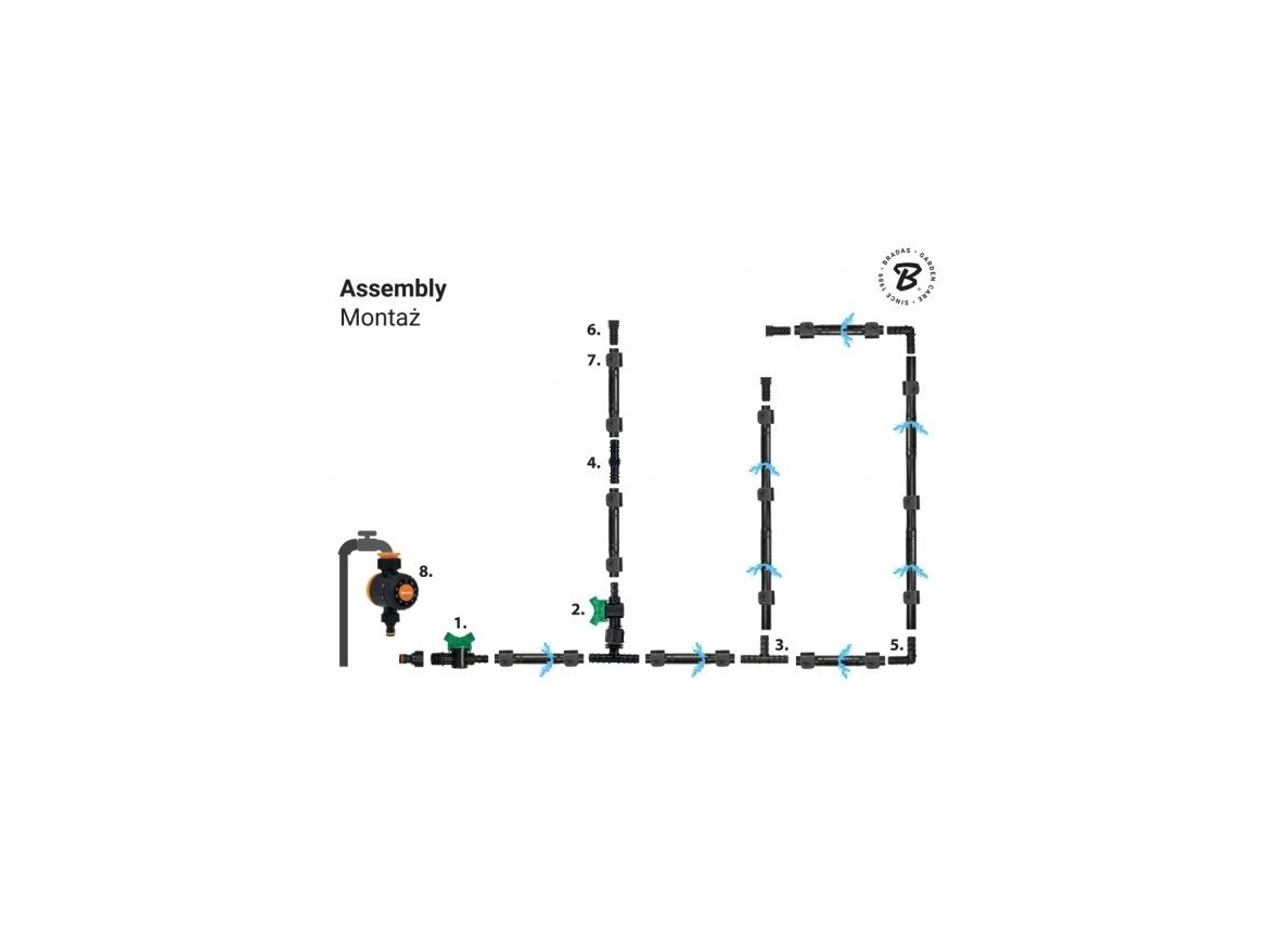 Bradas Kapková závlaha Bradas WATER FLOW DRIP - 50 m