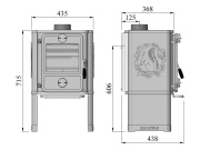 Kandalló kályha Morsø 1442 5,3 kW