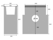 Vpusť Gutta D400 (štěrbinová)