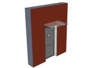 Vchodová stříška Bohemit Krystal