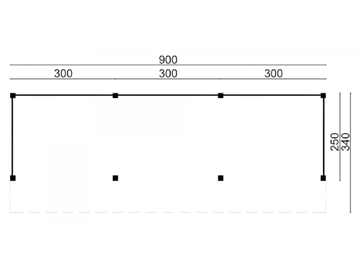 Tuindeco Boekelo DIY Open-sided Barn