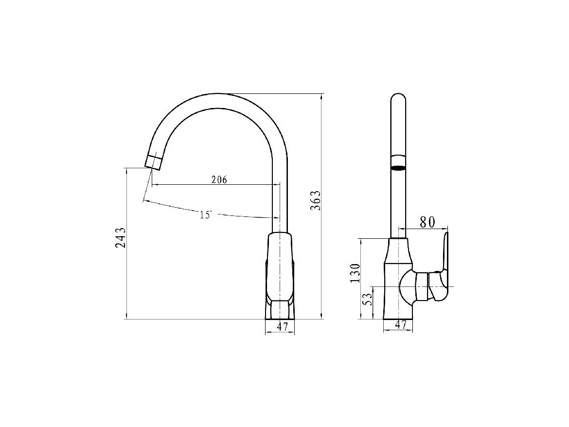 Novaservis Dřezová baterie Nobless Tina, chrom, stojánková,  38713,0