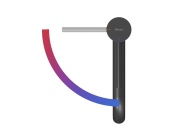 Ravak ES 012.21BLM Umývadlová batéria BeCool 190 mm bez odtokovej armatúry, čierna matná