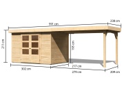 Domek Karibu Askola Side