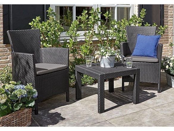 Keter Balkónový set Allibert Rosario - hnědá / krémová