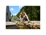 Kalové čerpadlo do septiku 750 W s volným průtokem Riwall PRO RESP 750 INOX