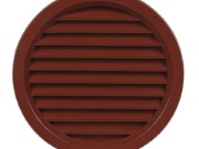 Haco Větrací mřížka kruhová d 140 mm, se síťovinou, hnědá,  0404