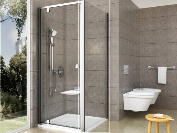 Ravak PPS 90, lesk+transparent