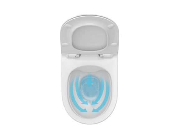 Ravak WC Ypsilon RimOff, závesné, biela