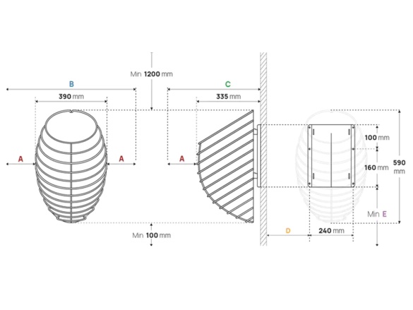 Saunové kachle 9kW Huum Drop