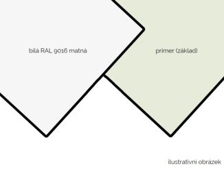 Kompozit – Kompozitní panel ACP Bond bílá / primer (základ), 4050 x 1500 mm, 0,15 mm