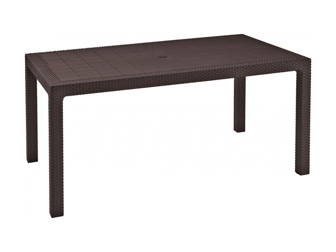 Keter Jídelní stůl  Box Melody - 161 x 95 x 75 cm - hnědý