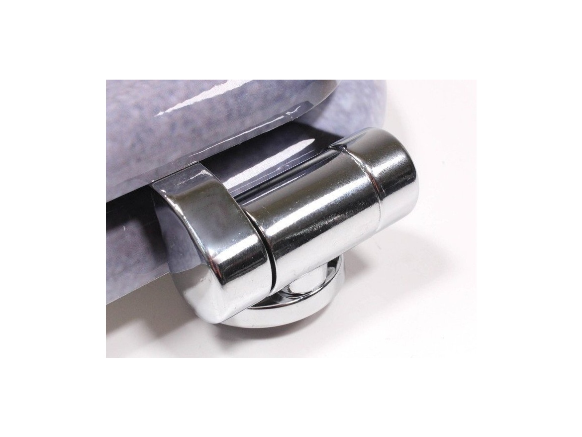 WC sedátka, záchodová prkna Schütte GREY STEEL | MDF, Soft Close