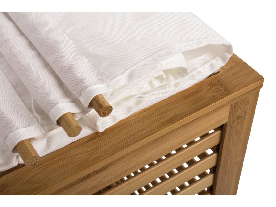 G21 Koš na prádlo  80 l, bambusový