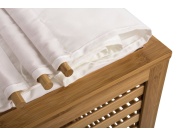 G21 Koš na prádlo  80 l, bambusový