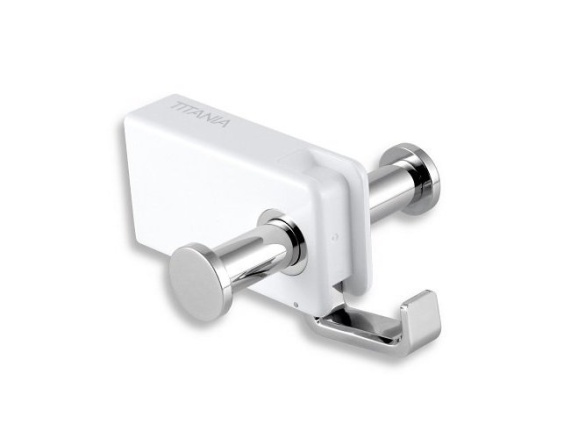 Novaservis Dvojháček Bílá/chrom, nerez, , 65556,4