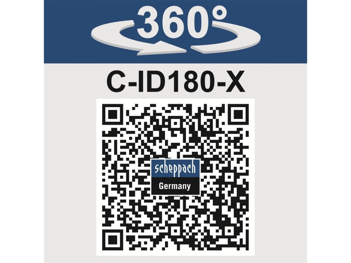 20 V IXES aku rázový utahovák (bez baterie a nabíječky) Scheppach C-ID180-X