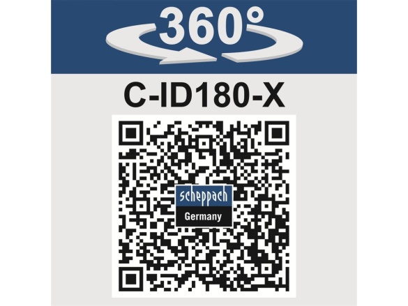 Aku 20 V IXES rázový uťahovák (bez batérie a nabíjačky) Scheppach C-ID180-X