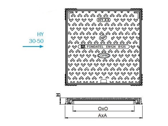 Öntöttvas járdaburkolat Fondatel