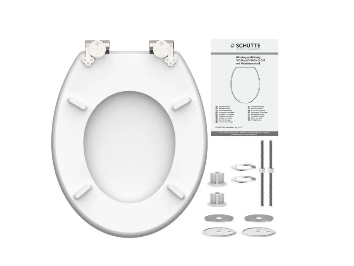 WC sedátka, záchodová prkna Schütte DIAMOND | MDF HG, Soft Close