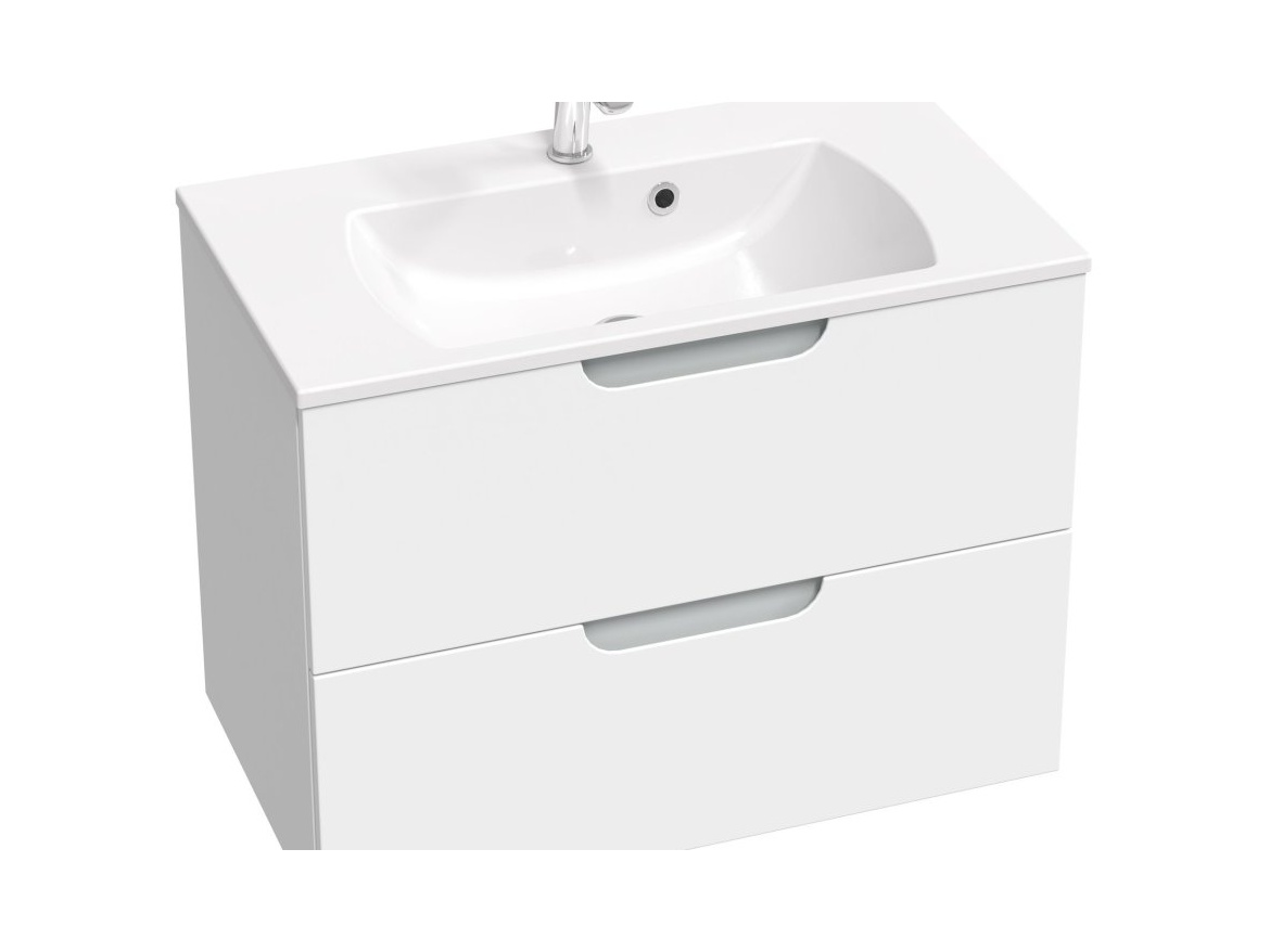 Ravak Umyvadlo Classic Slim 70, s otvorem pro baterii, s přepadem