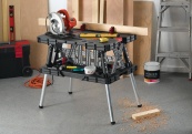 Asztal Keter Stůl  Folding Work Table dílenský, z výstavy