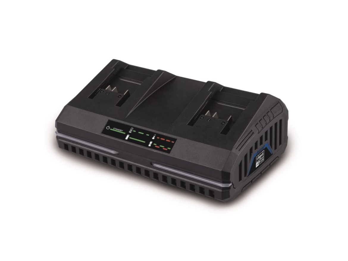 20V IXES duálna nabíjačka 4,5 A Scheppach SDBC4.5A