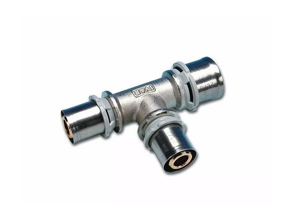 IVAR CS Lisovací T-kus redukovaný Press d 50 × 50 × 32, IVAR.PT 5720 R, 510124