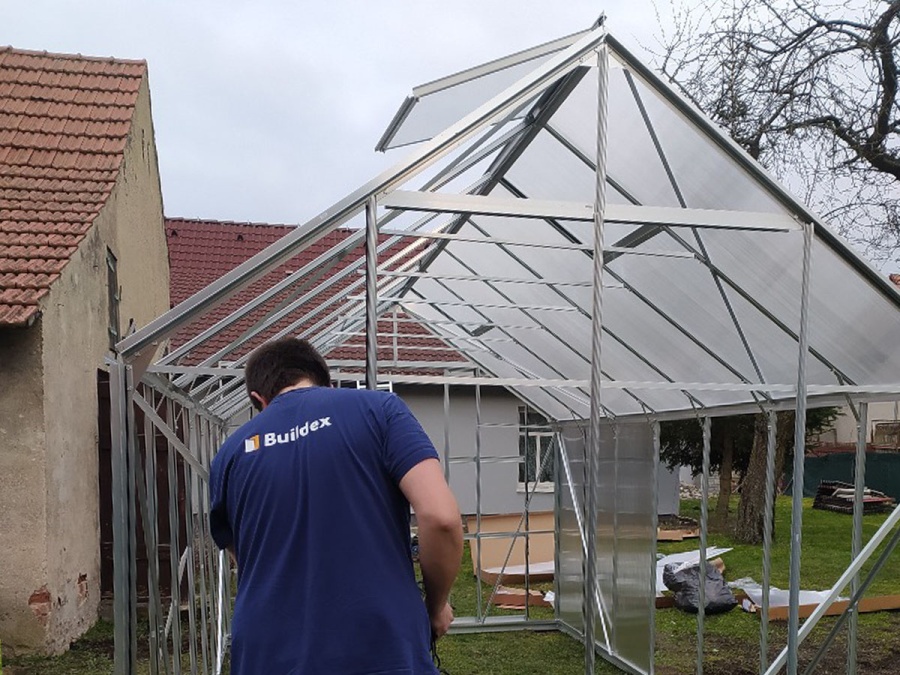 Montáže skleníkov