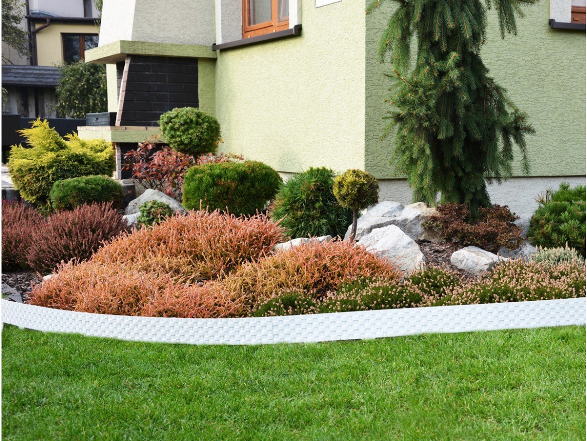 Záhradná palisáda Gardenplast Rattanpalisade