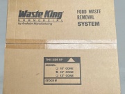 Příslušenství k drtičům Waste King Mísa oplachová 38 cm, 2 trysky, WKC 2215 – připojení drtiče  750-10000