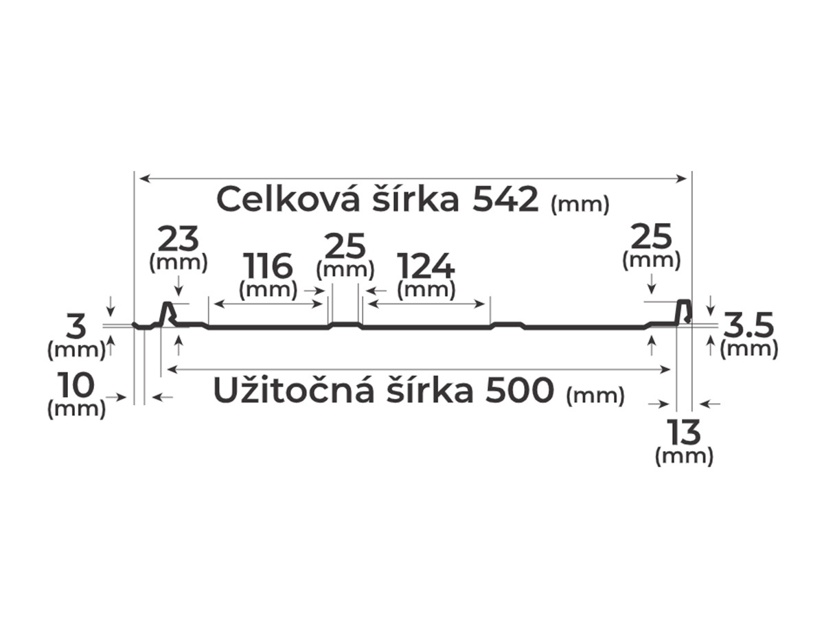 Plechová krytina Bilka Retro Panel