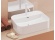 Ravak Umývadlo Ceramic Slim Shelf R 55, s otvorom pre batériu, s prepadom, biela matná
