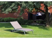 Home & Garden Zahradní lehátko Ibiza Alu Taupe / Grey