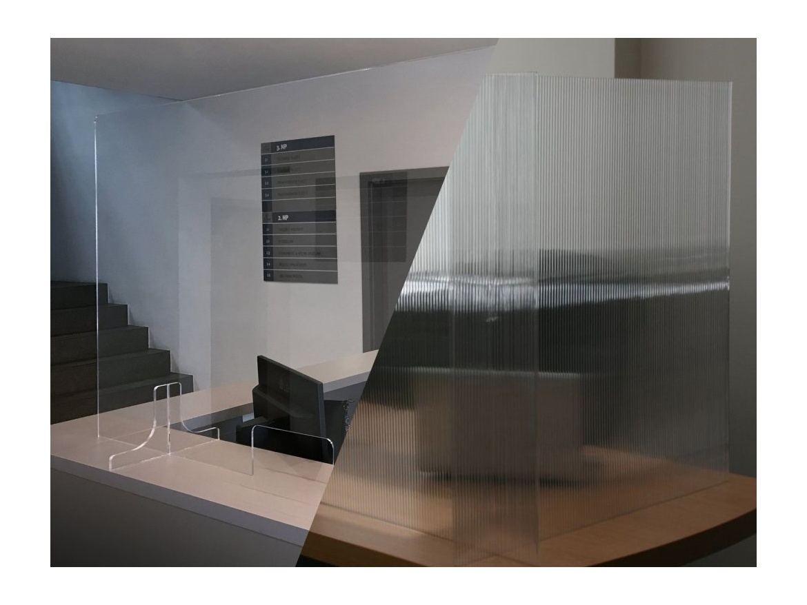 T-plastics Desky vhodné na přepážky