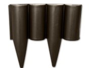 Bradas Okrasná zahradní palisáda - obrubník / plůtek PALGARDEN Bradas 2,5 m hnědý