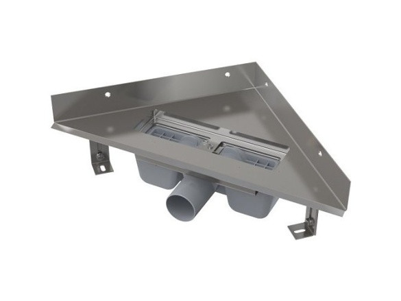 Alcadrain Sprchový odtokový žlab ARZ1 rohový,