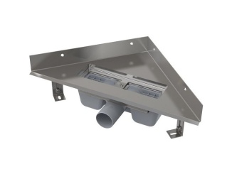 Sprchové –  Alcadrain Sprchový odtokový žlab ARZ1 rohový,